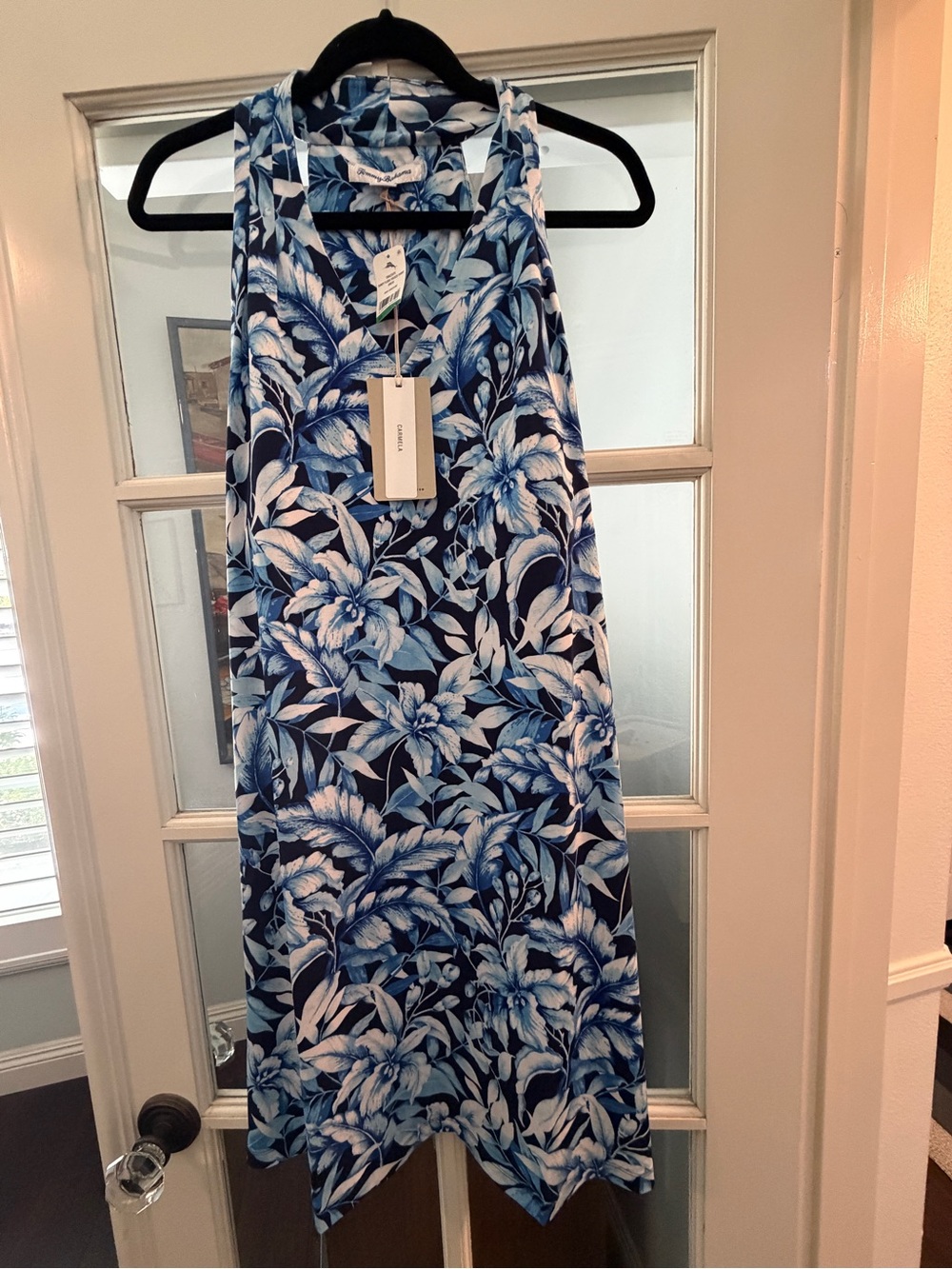 Tommy Bahama Blue Floral Swim Coverup